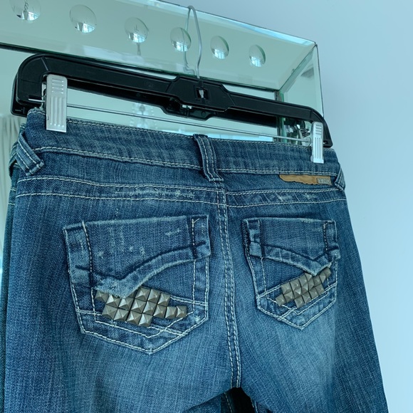 Studded Blue Jeans - Picture 3 of 8